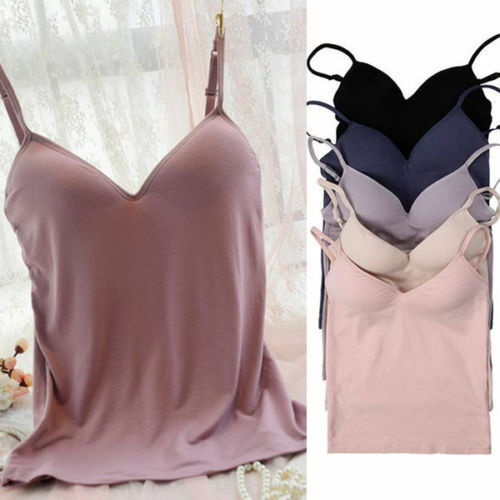 Women Padded Bra  Spaghetti Strap V