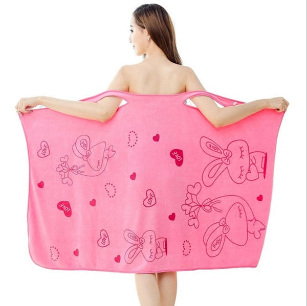 Microfiber Soft Bath Towel Fashion Women Sexy