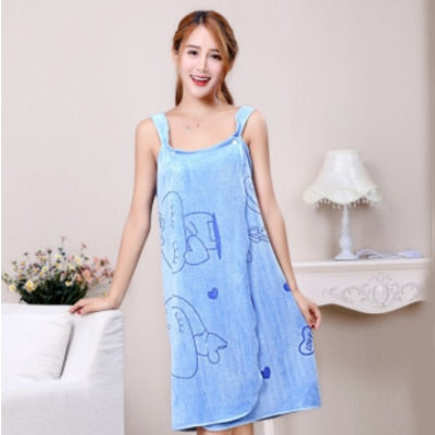 Microfiber Soft Bath Towel Fashion Women Sexy